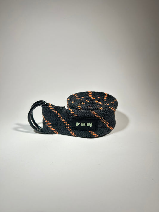 Retired Rope Belt - Black/Orange