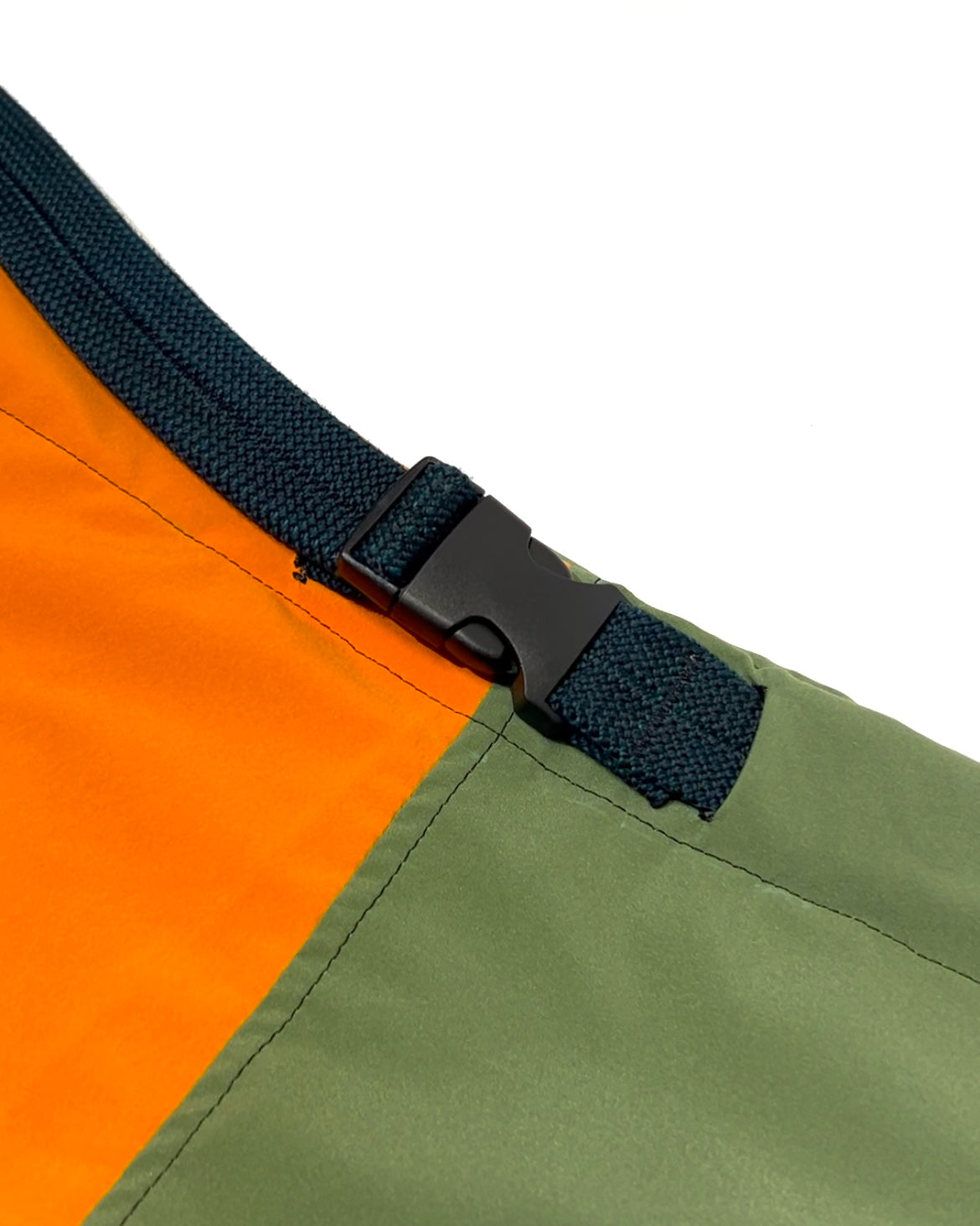 1/1 - The Monadnock Short - Green/Orange Block - M/L