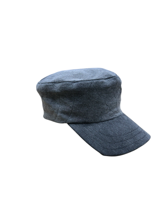 Cadet Hat - Black Denim Webs