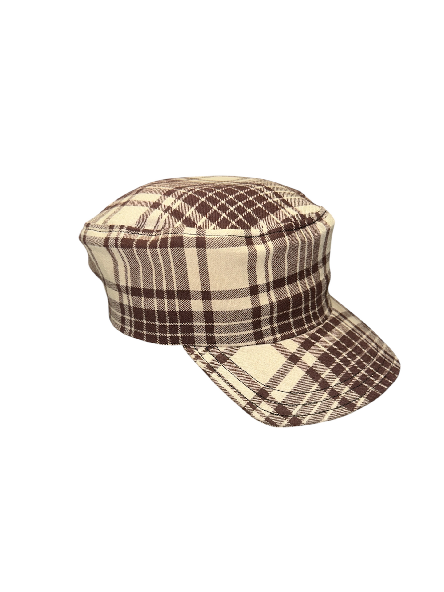 Cadet Hat - Brown Plaid 1