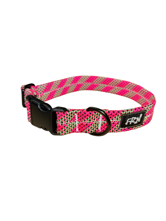 Retired Rope Collar - Watermelon - 14"-20"