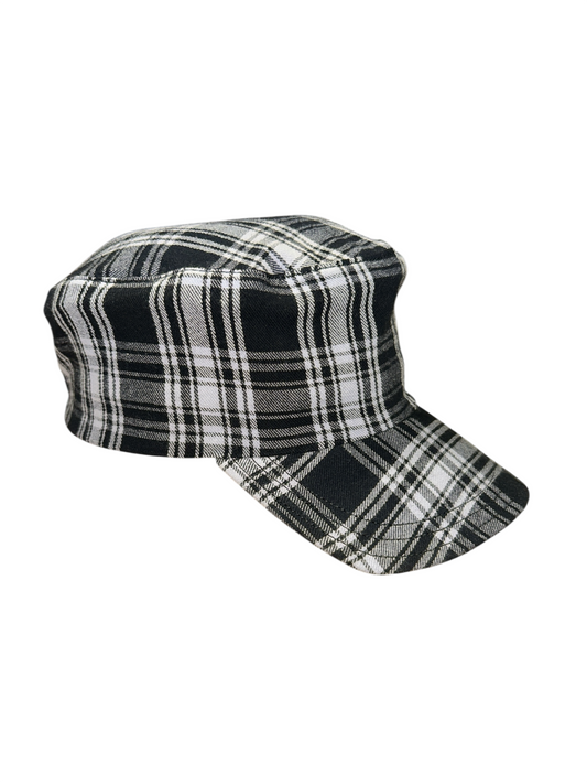 Cadet Hat - Black Plaid