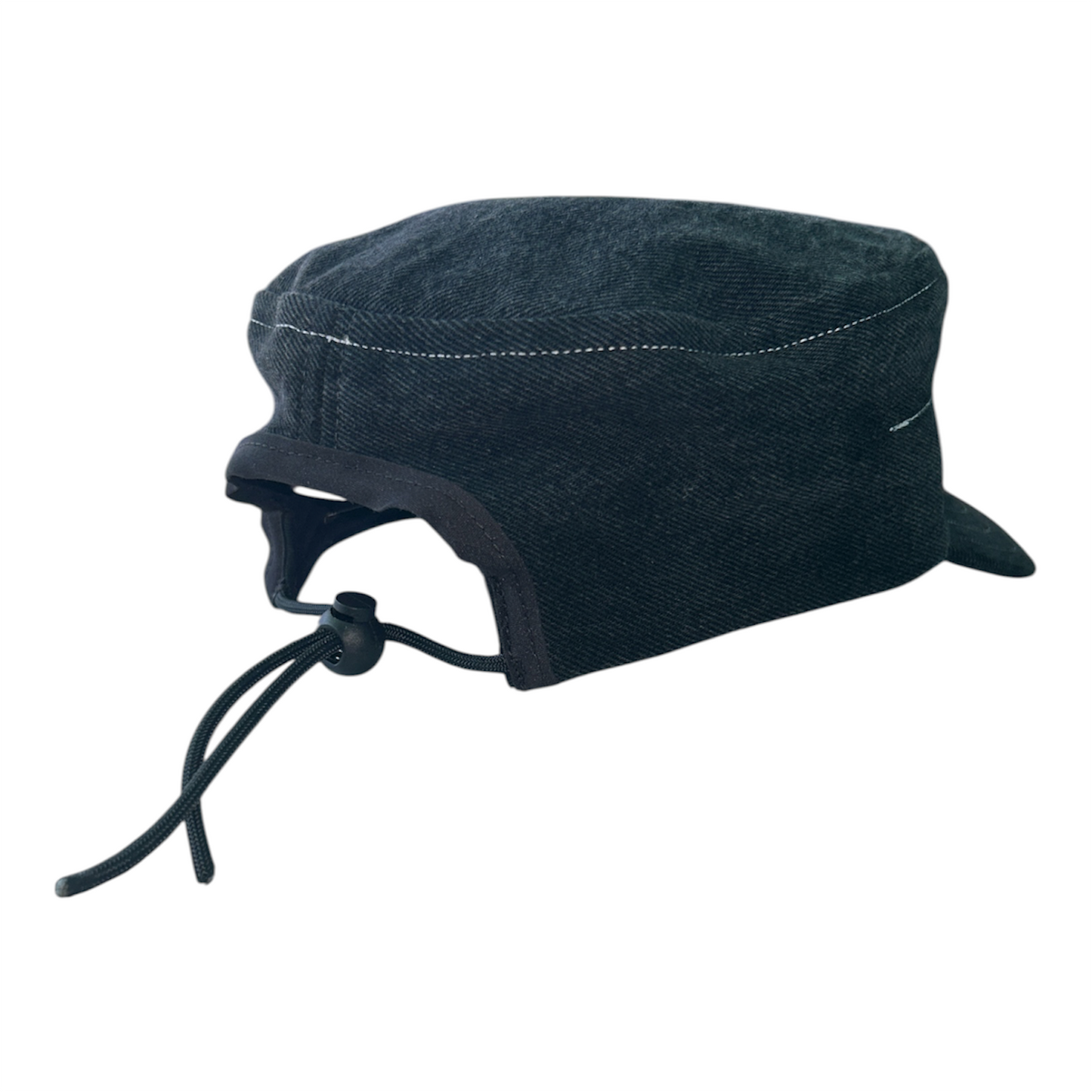 Cadet Hat - Black Denim w/ Webs