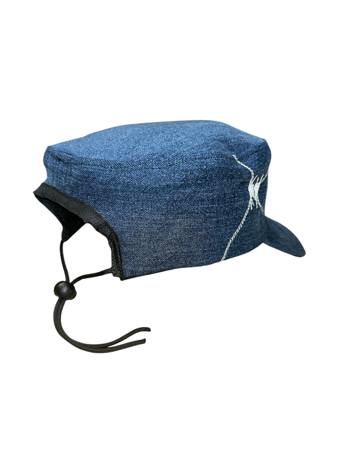 Cadet Hat - Denim White Barbs