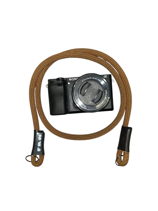 Retired Rope Camera Strap - Burnt Orange