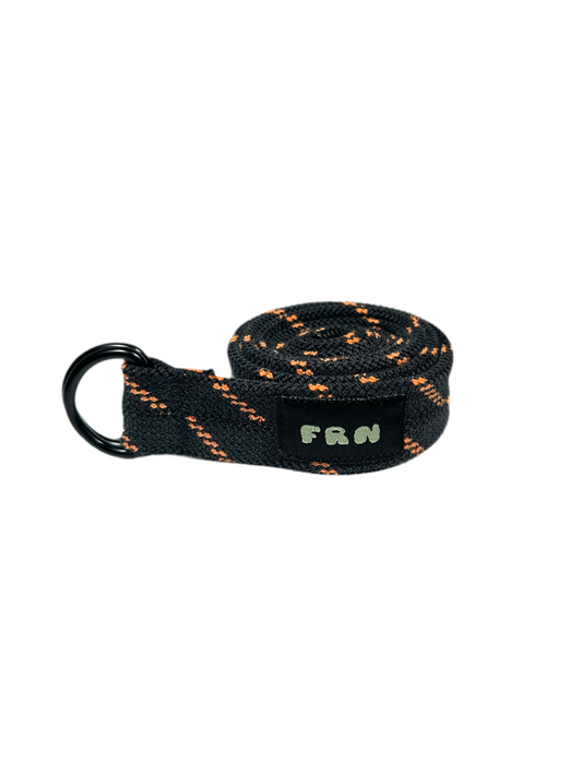 Retired Rope Belt - Black/Orange