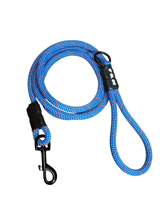 Retired Rope Leash - Pristine Blue