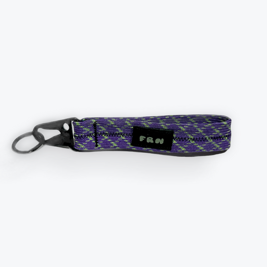 Retired Rope Keychain - Purple/Green