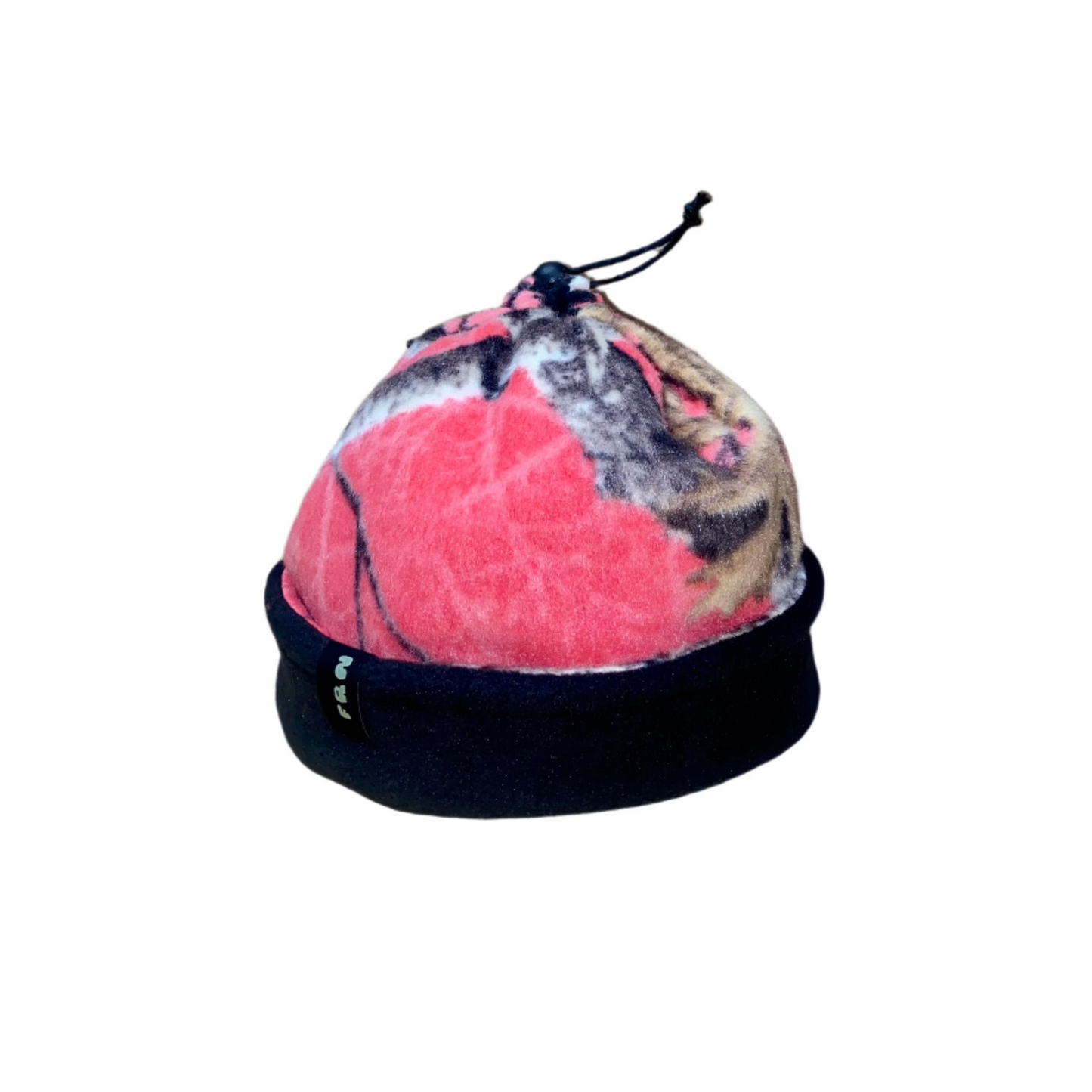 Standard Cinch Beanie - Black/Pink Camo