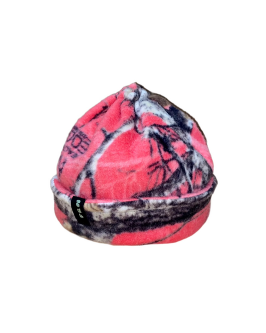 Standard Cinch Beanie - Pink Camo