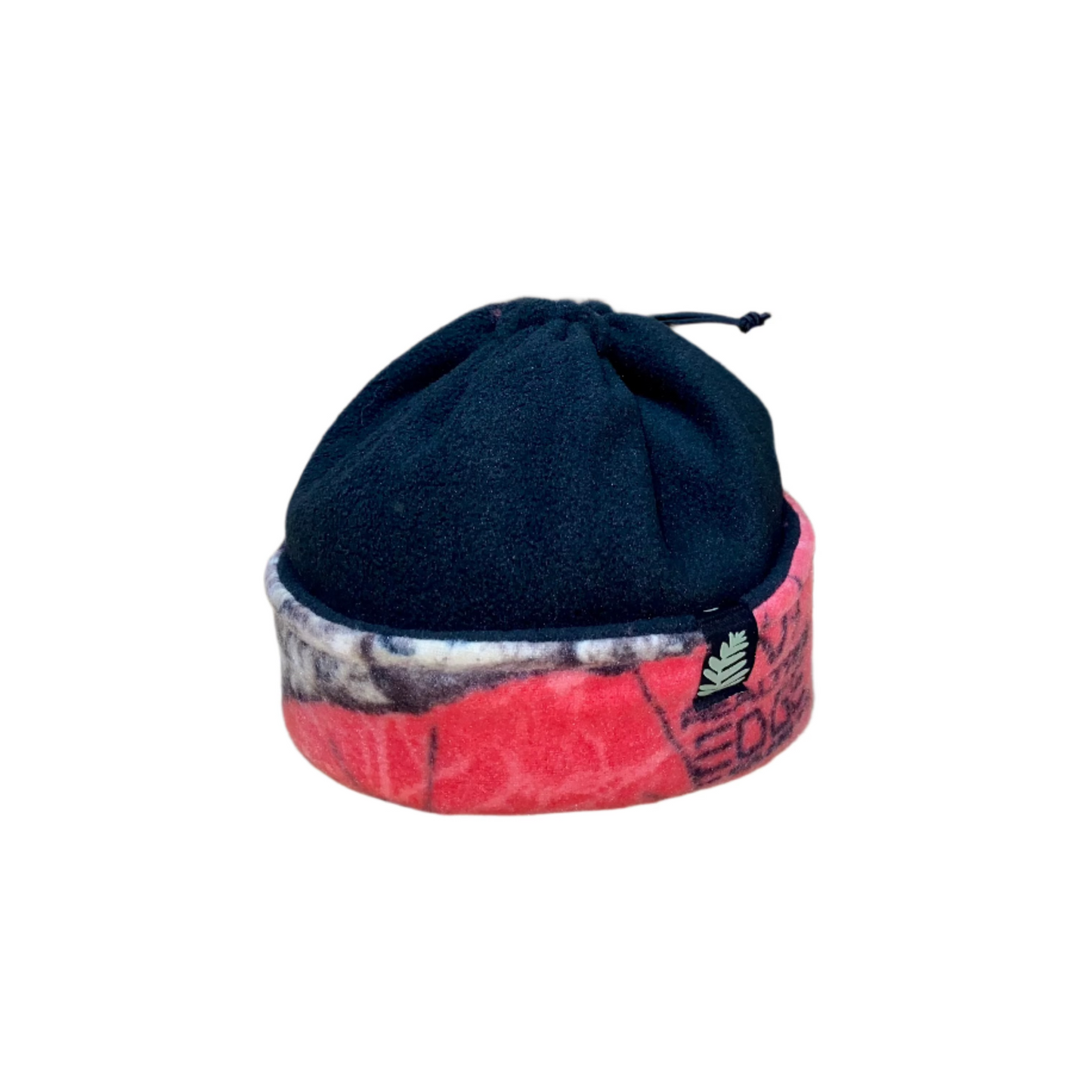 Standard Cinch Beanie - Black/Pink Camo