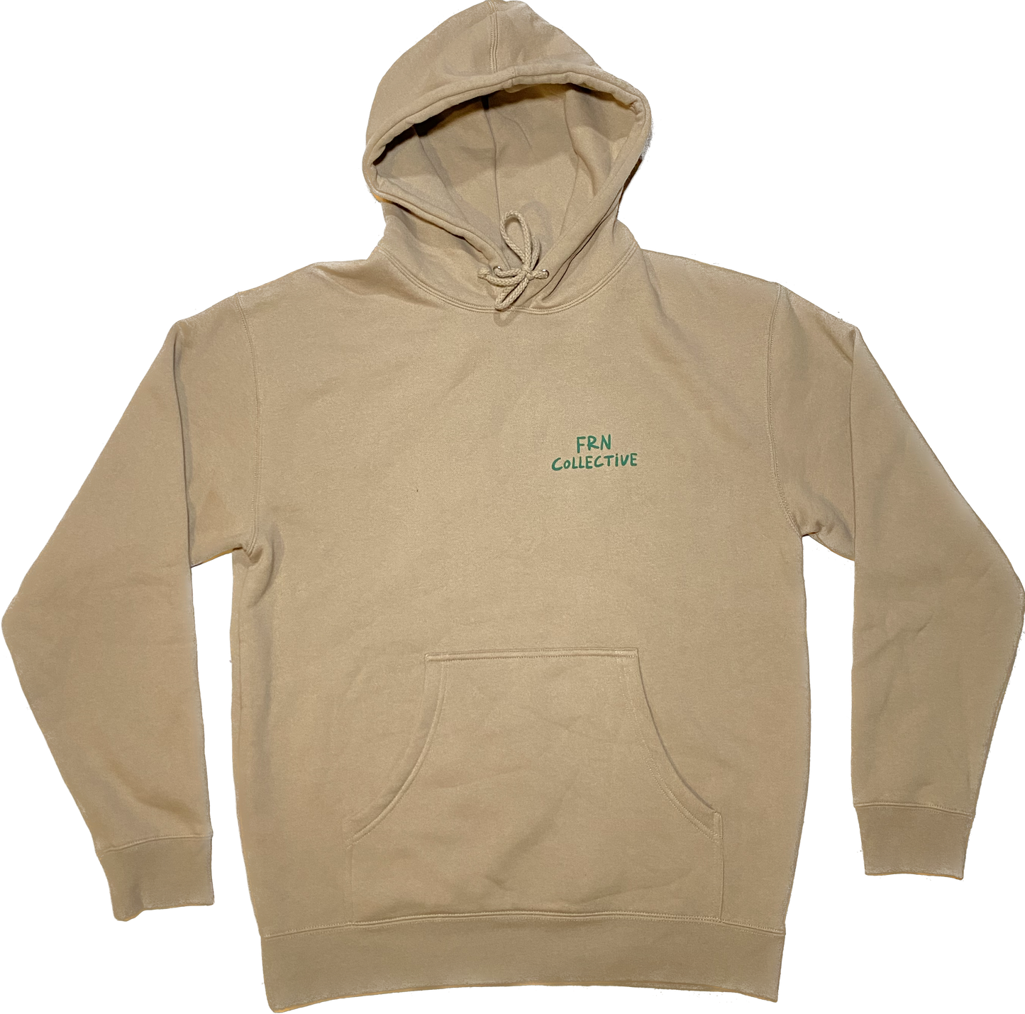 Stumped Hoodie - Tan/Green